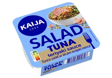 Tunča salāti ar lēcām terijaki mērcē 160g, Kaija