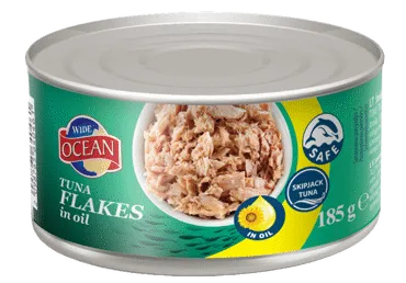 Tunzivs smalcināts eļļā WIDE OCEAN 185g