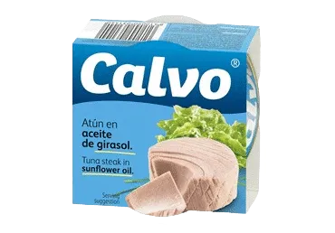 Tunča steiks Calvo saulespuķu eļļā 160g