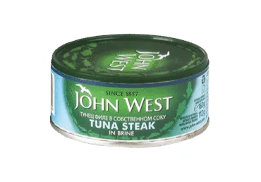 Tunča steiks JOHN WEST, savā sulā, 160g