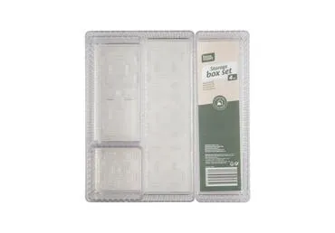 Uzglabāšanas kastu komplekts 4gab.