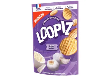 Uzkoda ar ķiploku garšu LOOPIZ 60g