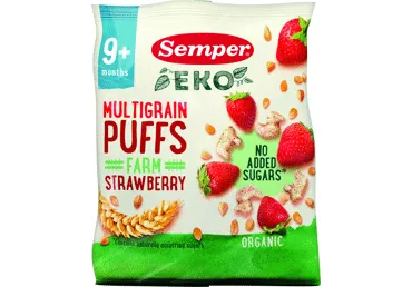 Uzkoda SEMPER Eko pilngr.zemeņu 9+ 18g