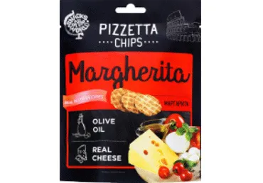 Uzkodas PIZZETTA Chips Margherita 70g