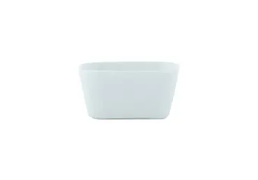 Uzkodu bļoda taisnstūra AURORA White 10cm