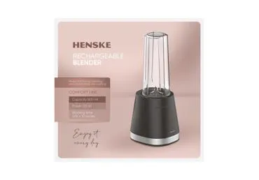 Uzlādējams blenderis HENSKE BL2072-GS