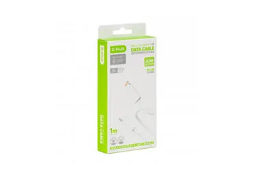 Vads D-FRUIT USB-C 1m, balts DF118