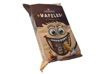 Vafeles LATSWEETS ar iebiezināto pienu 340g