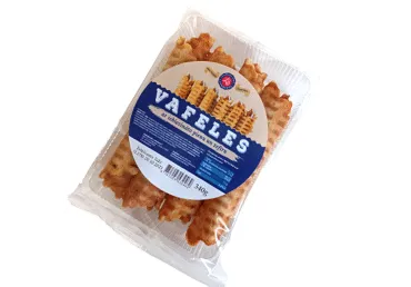 Vafeles LATSWEETS ar iebiezināto pienu un zefīru 340g