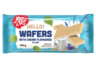 Vafeles MIO&RIO ar piena krēma pildījumu 180g