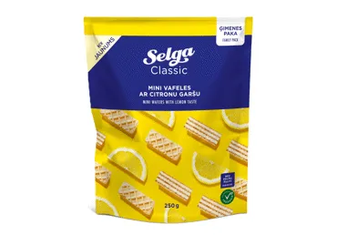 Vafeles mini citronu Selga Klasika 250g