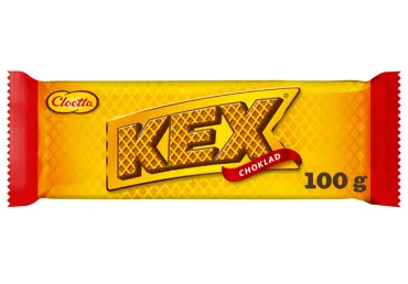 Vafeļu batoniņš KEX piena šokolādē 100g