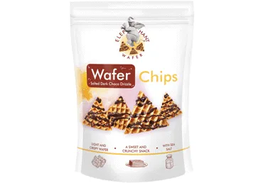 Vafeļu čipsi ELEPHANT ar sālītas šokolādes glazūru 70g