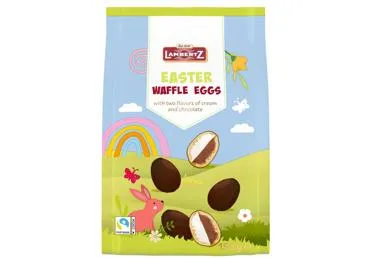 Vafeļu olas Lambertz šokolādē 150g