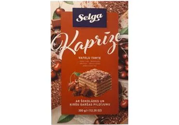 Vafeļu torte Kaprīze LAIMA 350g