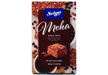 Vafeļu torte Moka SELGA 350g