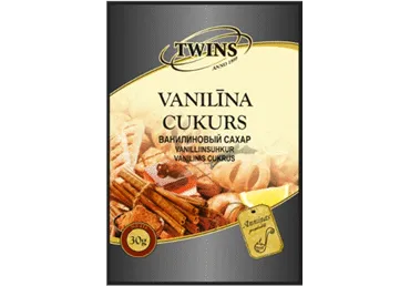 Vanilīna cukurs 30g, Twins