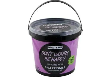 Vannas sāls kristāli BEAUTY JAR Don’t Worry, Be Happy 1200g