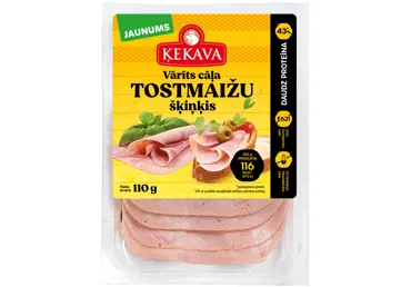 Vārīts cāļa šķiņķis Ķekava tostmaižu 110g
