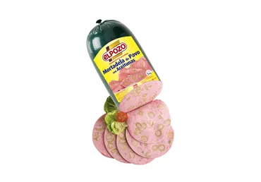 Vārīta tītara desa Mortadella ar olīvām ELPOZO sver.