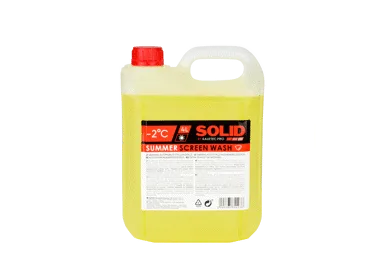 Vasaras vējstiklu šķidrums SOLID -2°C 4L