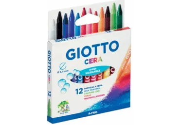 Vaska krītiņi GIOTTO 12 krāsas