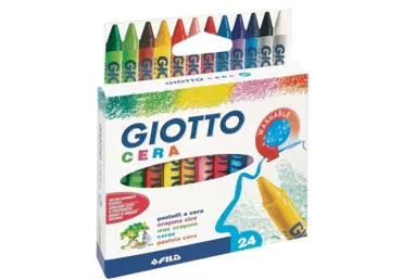 Vaska krītiņi GIOTTO 24 krāsas