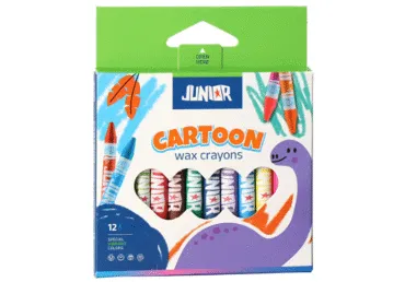 Vaska krītiņi JUNIOR 12 krāsas