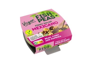 Vegānie zirņu proteīna salāti meksikāņu gaumē FISH PEAS 175g