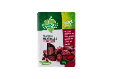 Vegānu bumbiņas ar bietēm V-EGO 200g