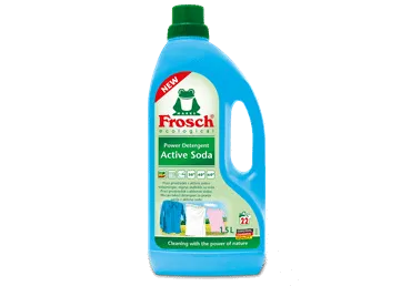 Veļas mazgājamais līdzeklis FROSCH Action Soda 22m.r. 1.5L