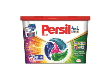Veļas mazgājamās kapsulas PERSIL Discs Color 26m.r.