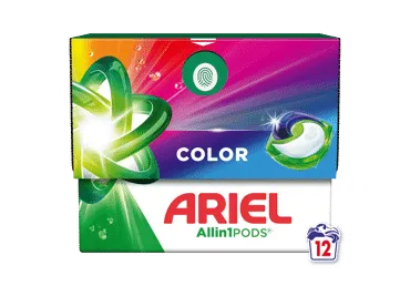 Veļas mazgāšanas kapsulas Ariel Color 12gb