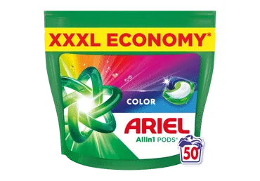 Veļas mazgāšanas kapsulas ARIEL Color 50gb