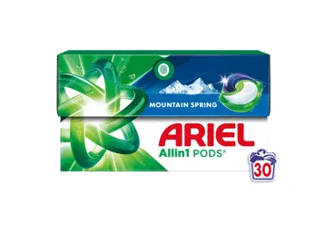 Veļas mazgāšanas kapsulas ARIEL MSpring 30gb