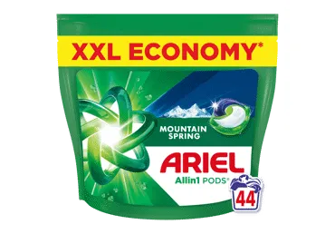 Veļas mazgāšanas kapsulas ARIEL MSpring 44gb