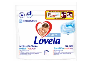 Veļas mazgāšanas kapsulas LOVELA Baby 11gab.