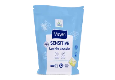 Veļas mazgāšanas kapsulas MAYERI Sensitive 32m.r.