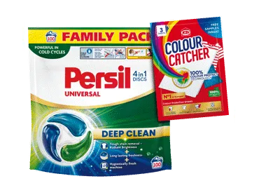 Veļas mazgāšanas kapsulas PERSIL Universal 100m.r.+K2R 3m.r.