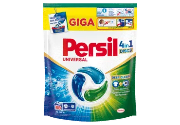 Veļas mazgāšanas kapsulas PERSIL Universal 68m.r