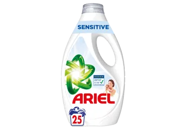 Veļas mazgāšanas līdzeklis ARIEL Sensitive 25m.r. 1,125L