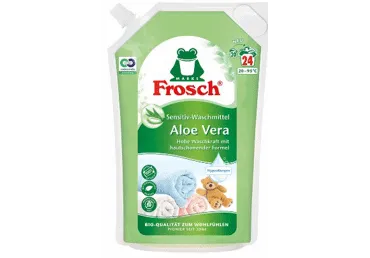 Veļas mazgāšanas līdzeklis FROSCH Aloe Vera 24 m.r.1,5L