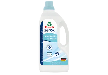 Veļas mazgāšanas līdzeklis FROSCH Zero Sensitive 22m.r.1,5L