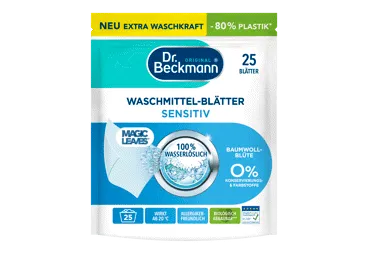 Veļas mazgāšanas salvetes DR.BECKMANN Sensitive 25m.r.