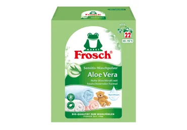 Veļas pulveris FROSCH Aloe 22m.r. 1,45kg