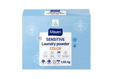 Veļas pulveris MAYERI Sensitive Color 33-41m.r.1,65kg