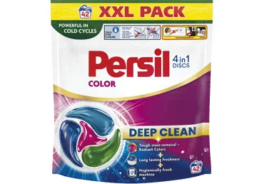 Veļas mazgāšanas kapsulas PERSIL Discs Color 42m.r.