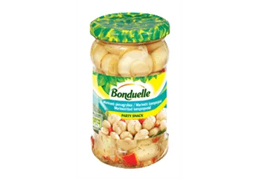 Šampinjoni marinēti Party Snack Bonduelle, 280g / 165g
