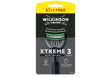 Vienreizējās ietošanas skuvekļi WILKINSON Xtreme3 vīriešiem 4gb.