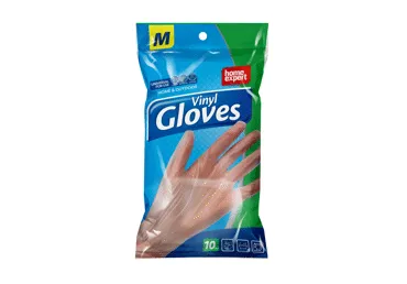 Vienreizējās lietošanas vinila cimdi, 10 gab. M
